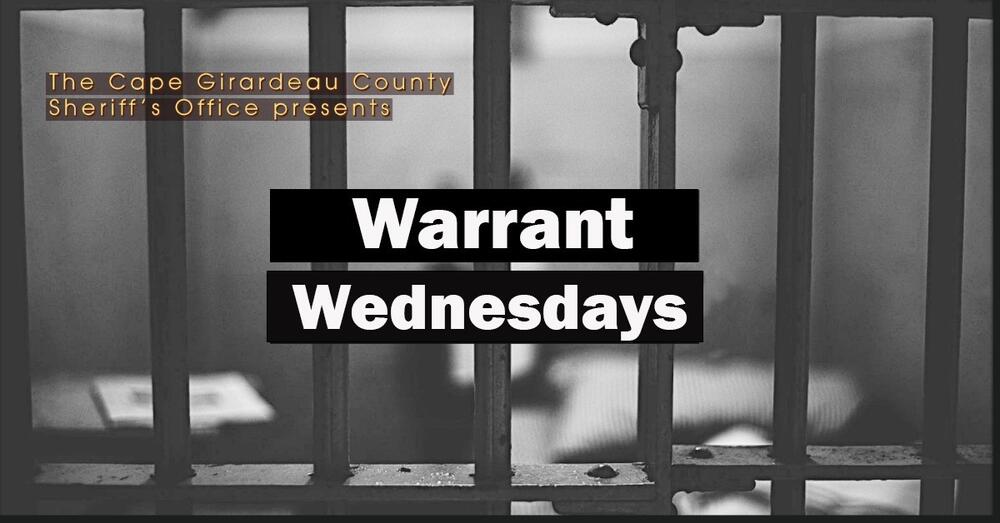 photo of jail cell with the words warrant Wednesday.